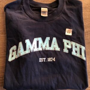 🌟GAMMA PHI BETA🌟 NAVY LONG SLEEVE
